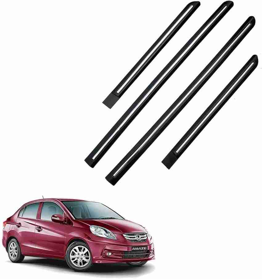 TECHMOZ HONDA AMAZE 2013 2017 DOOR SIDE BEADING CHROME LINE SET OF