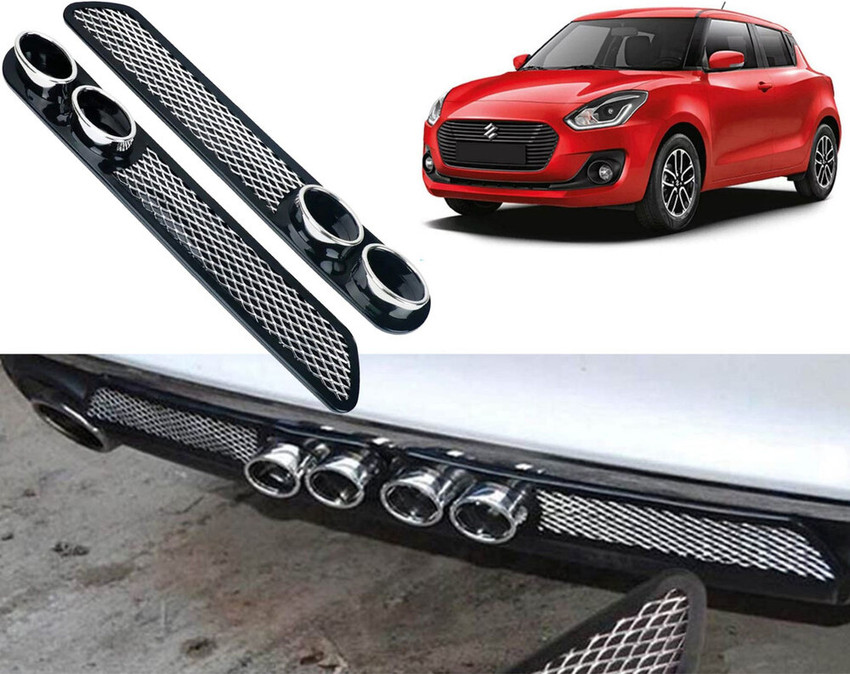 Selifaur Car Rear Dual Tip Bumper Lip Diffuser For Swift New Car Beading Roll For Bumper Price in India Buy Selifaur Car Rear Dual Tip Bumper Lip Diffuser For Swift New