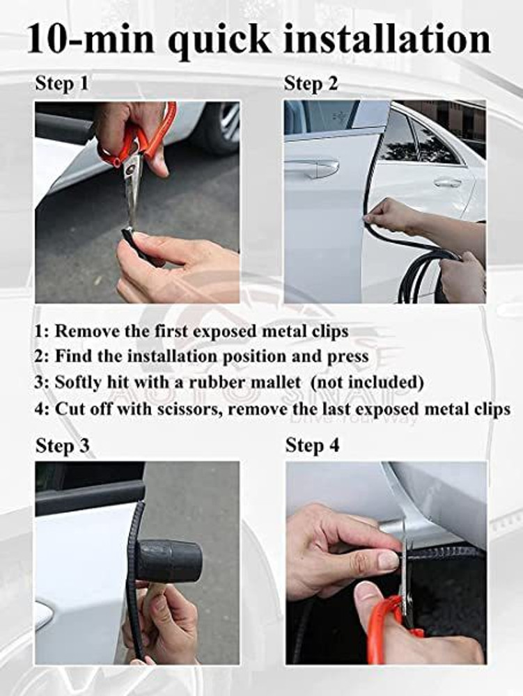 Black door edge sales trim