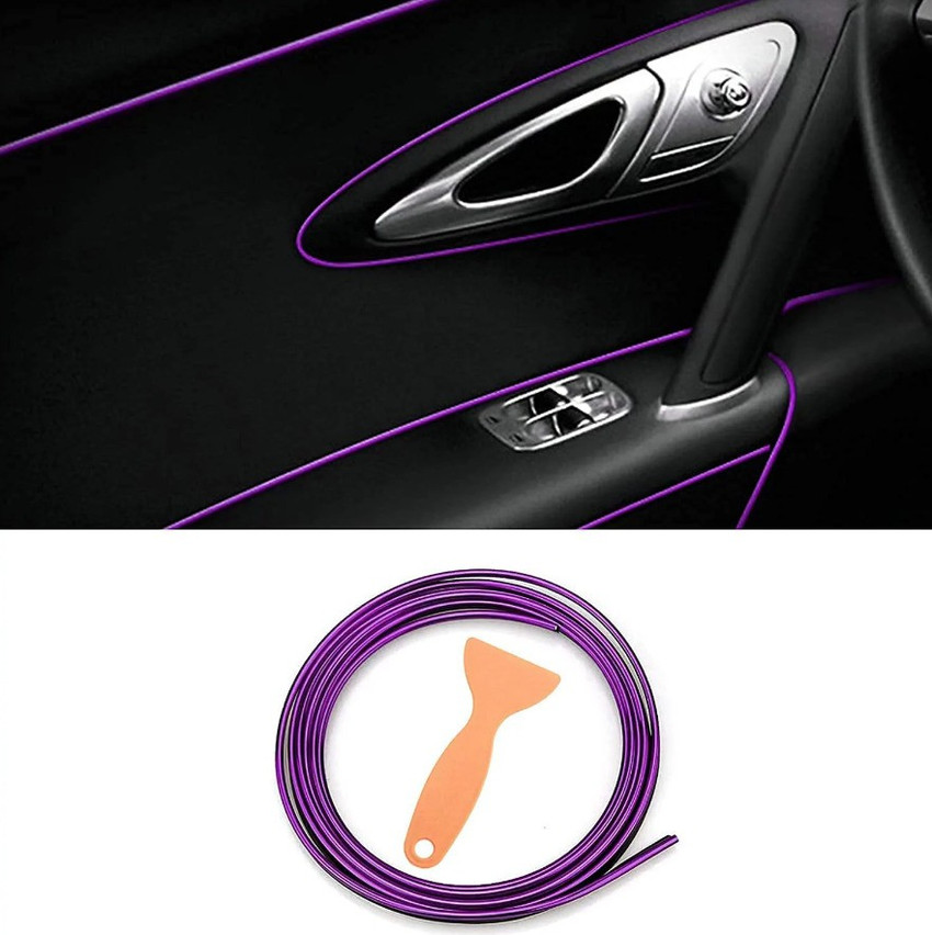 Purple store car decorations