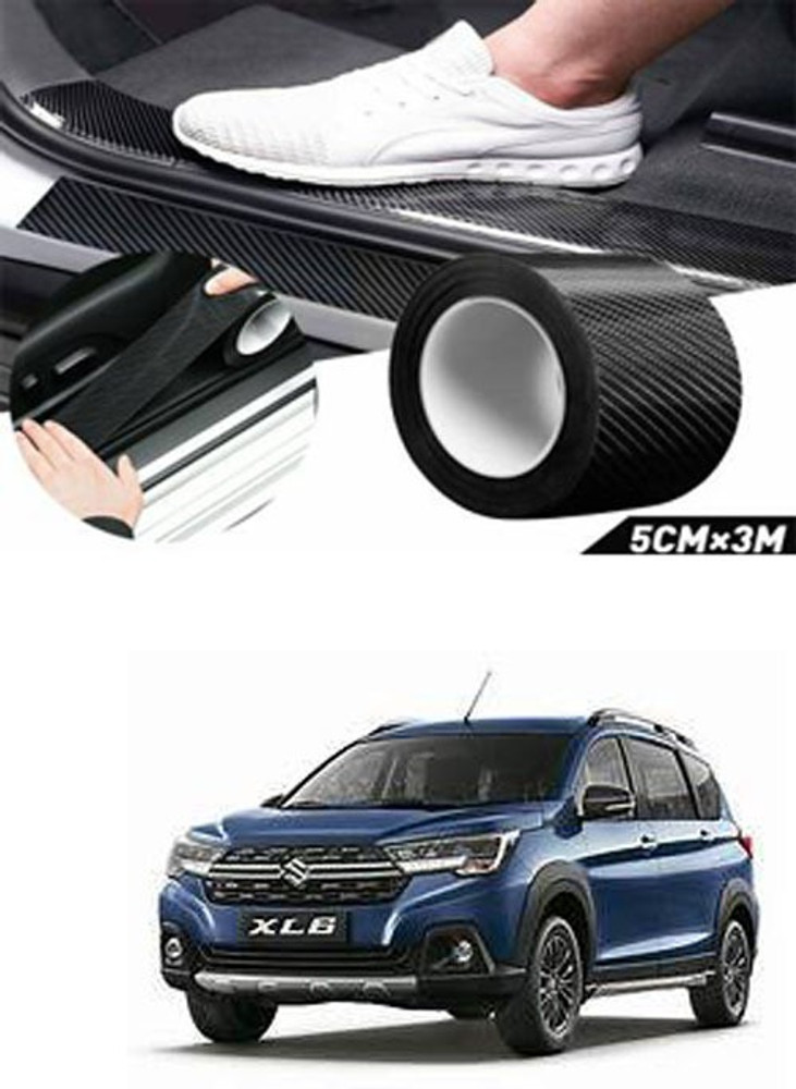 APICAL Car HI Gloss Black Carbon Fiber Door Edge Cover For XL6 Car
