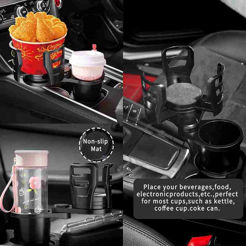 Dual cup holder on sale for car