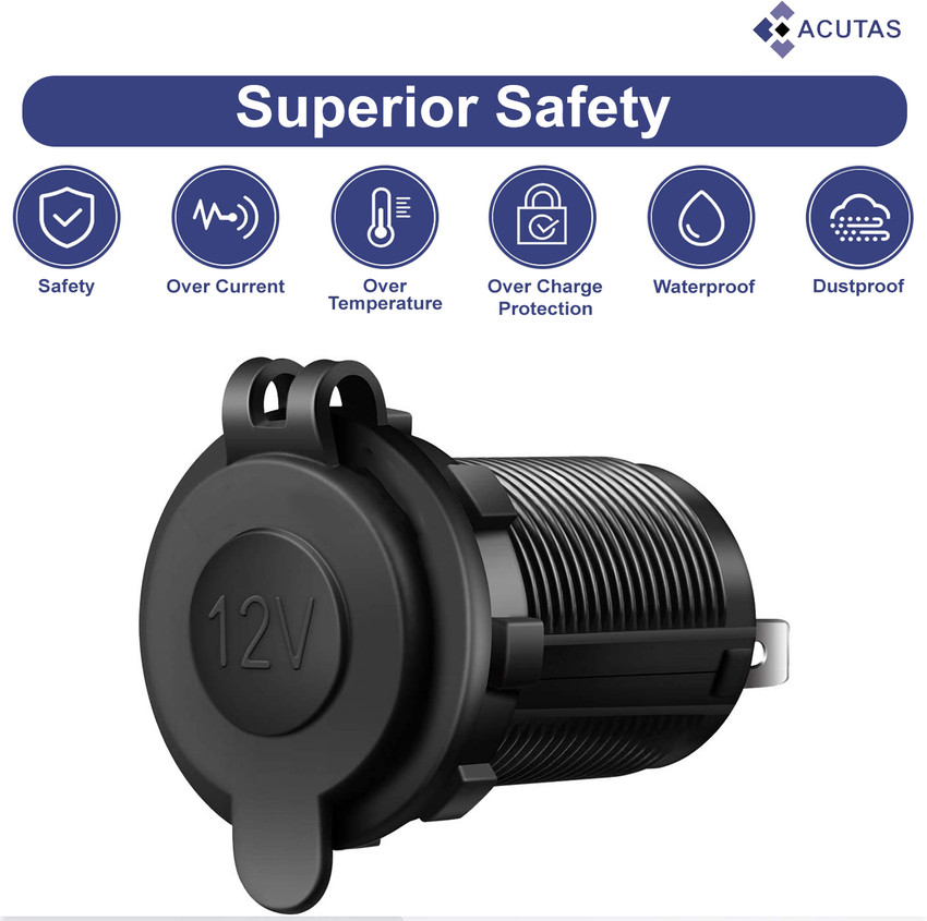 Power outlet to on sale cigarette lighter adapter