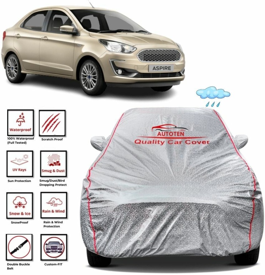 Ng Group Car Cover For Ford Aspire (With Mirror Pockets) Price in