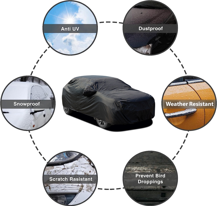 GOSHIV car and bike accessories Car Cover For Jeep Grand Cherokee