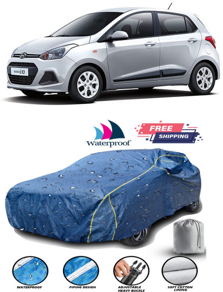 Genipap Car Cover For Hyundai i10 (With Mirror Pockets) Price in India - Buy  Genipap Car Cover For Hyundai i10 (With Mirror Pockets) online at Flipkart .com