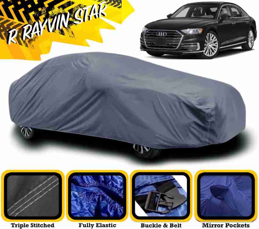 R Rayvin Star Car Cover For Audi A8 (With Mirror Pockets) Price in India -  Buy R Rayvin Star Car Cover For Audi A8 (With Mirror Pockets) online at