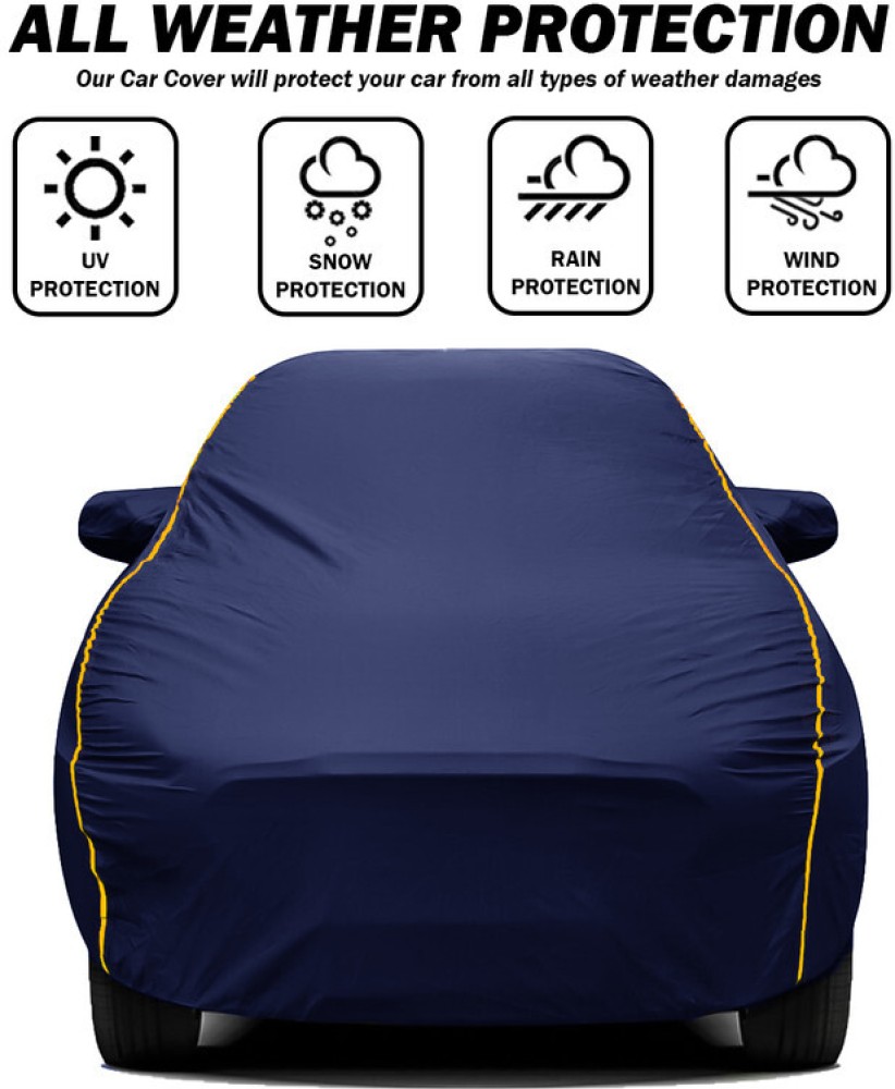 Rain resistant store car cover