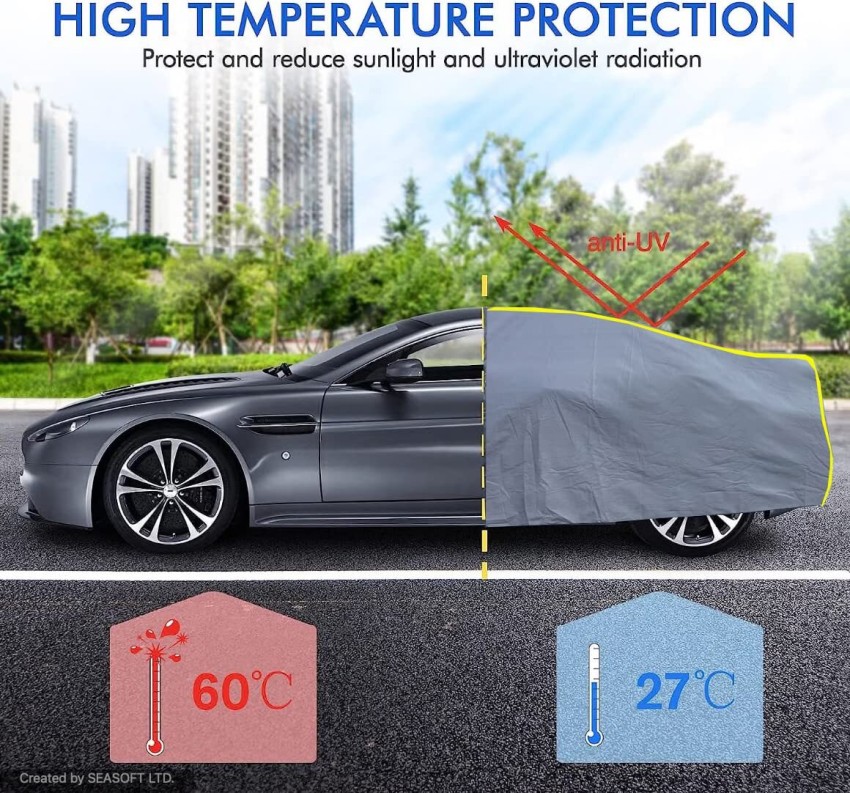 MOTORAINCE Car Cover For Hyundai i20 Magna(O) (With Mirror Pockets