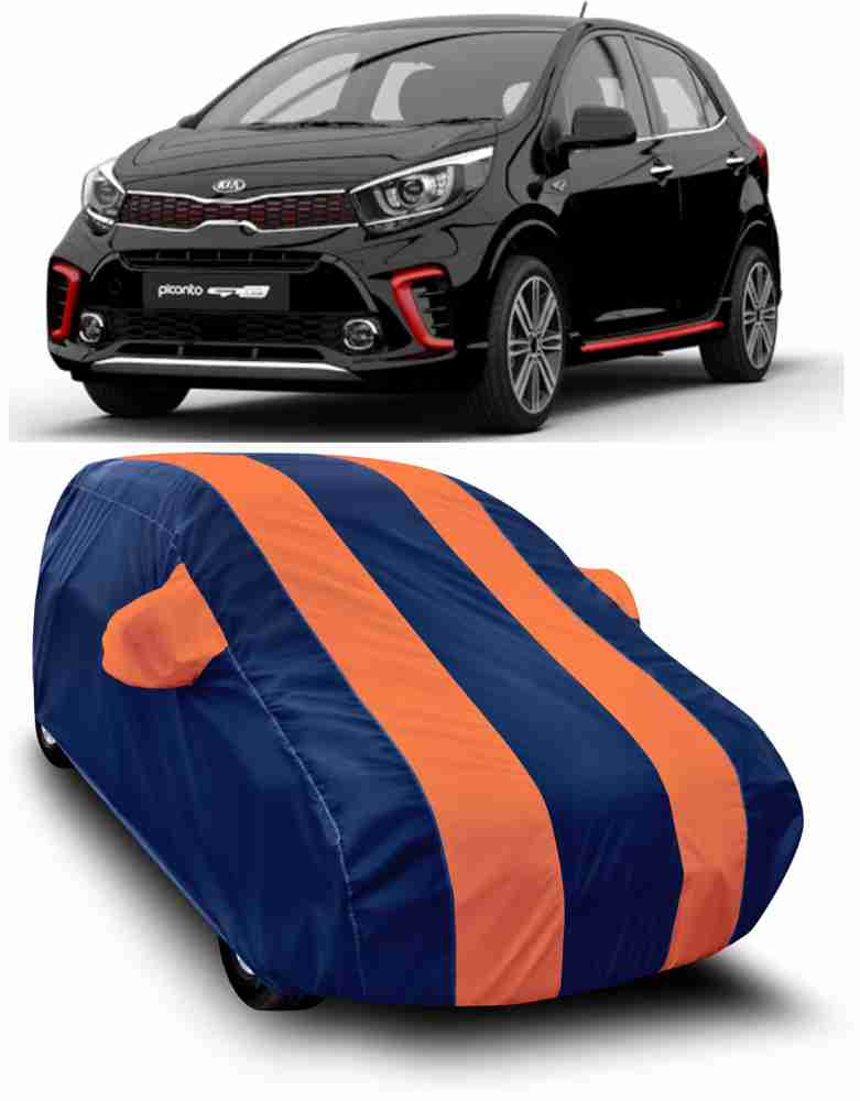 AOXM Car Cover For Kia Picanto (With Mirror Pockets) Price in
