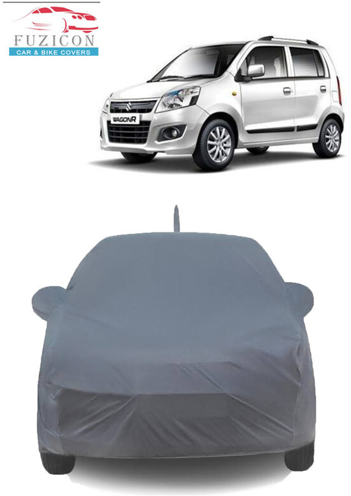 FUZICON Car Cover For Maruti Suzuki Wagon R 1.0 With Mirror Pockets Price in India Buy FUZICON Car Cover For Maruti Suzuki Wagon R 1.0 With Mirror Pockets online at Flipkart