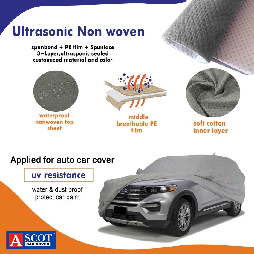 ascot Car Cover For Tata Nexon XZ Plus (O) Petrol (With Mirror Pockets)  Price in India - Buy ascot Car Cover For Tata Nexon XZ Plus (O) Petrol  (With Mirror Pockets) online