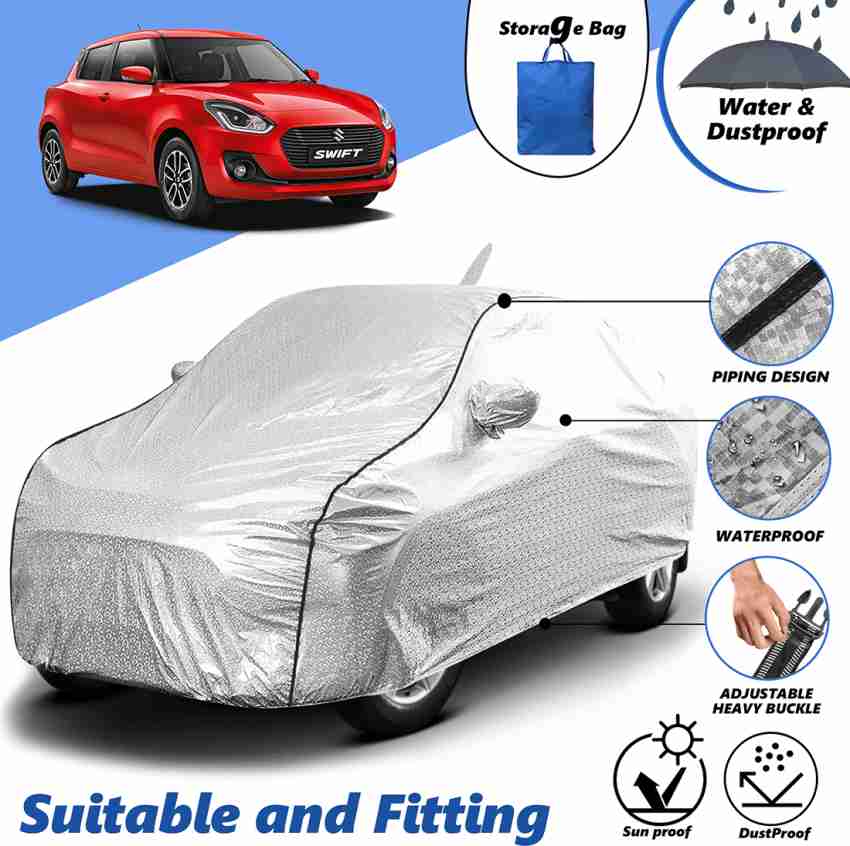 Car Cover Waterproof Compatible with Suzuki Swift Hatchback, Outdoor Car  Covers Waterproof Breathable Large Car Cover with Zipper, Custom Full Car