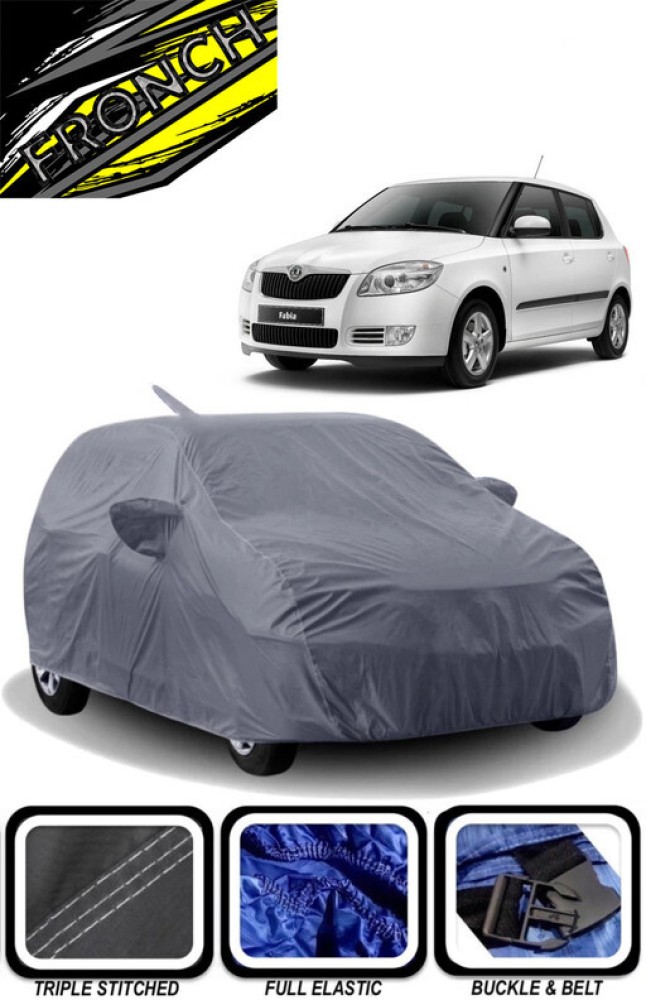 FRONCH Car Cover For Skoda Fabia 1.2 TDI (With Mirror Pockets