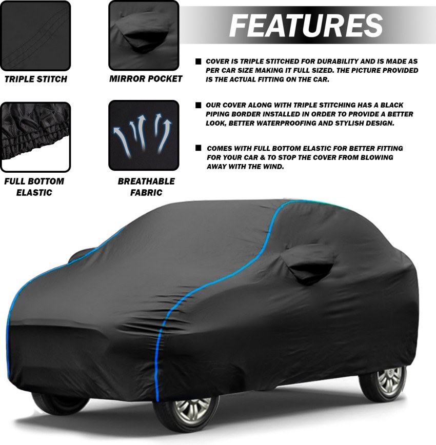 brandroofz Car Cover For Ford Figo, Figo 1.2P Base MT (With Mirror