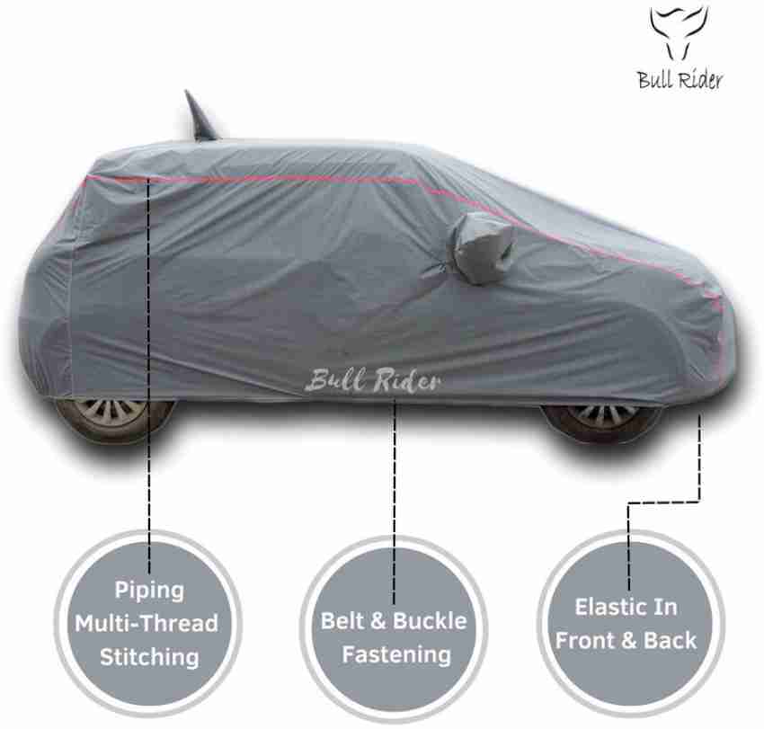 Bull Rider Car Cover For Maruti Suzuki Baleno (With Mirror Pockets) Price  in India - Buy Bull Rider Car Cover For Maruti Suzuki Baleno (With Mirror  Pockets) online at
