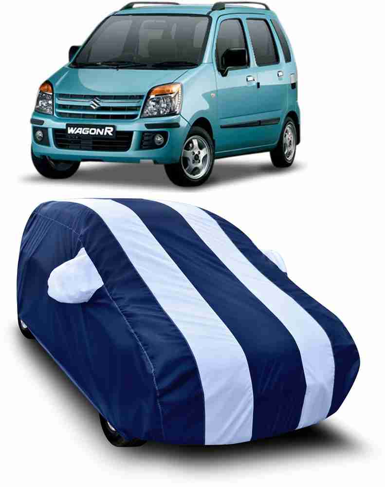 AOXM Car Cover For Maruti Suzuki Wagon R LXI With Mirror Pockets
