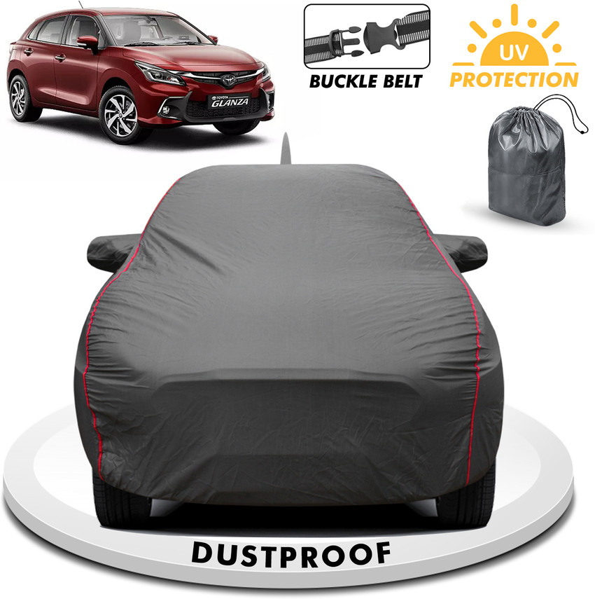 FABTEC Car Cover For Toyota Glanza With Mirror Pockets Price in India Buy FABTEC Car Cover For Toyota Glanza With Mirror Pockets online at Flipkart