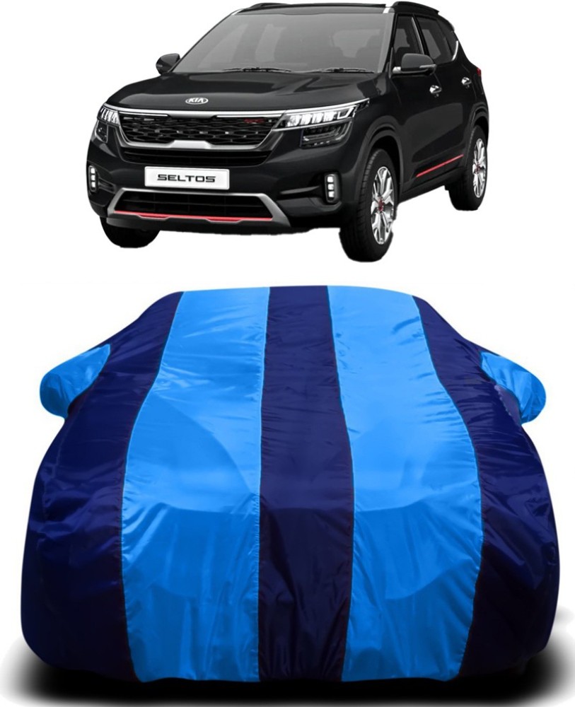Carrogen Dust Proof, Water Resistant Red Stripes Car Body Cover