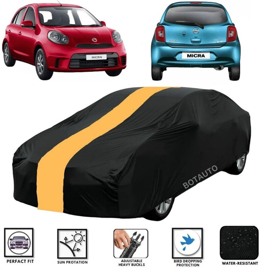 BOTAUTO Car Cover For Nissan Micra Micra Active Universal For Car Without Mirror Pockets Price in India Buy BOTAUTO Car Cover For Nissan Micra Micra Active Universal For Car Without Mirror