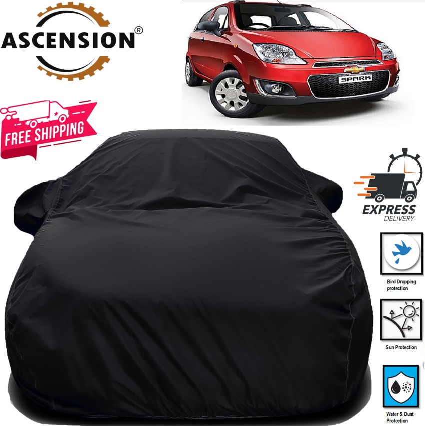 Ascension Car Cover For Chevrolet Spark (With Mirror Pockets) Price in  India - Buy Ascension Car Cover For Chevrolet Spark (With Mirror Pockets)  online at