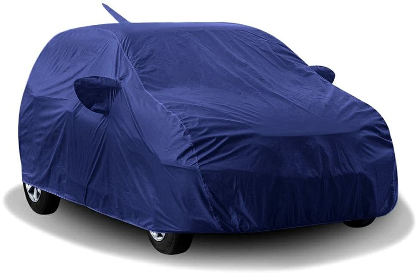 Buy AUTO-SAFE Blue Fabric Car Cover for Skoda Fabia (with Mirror