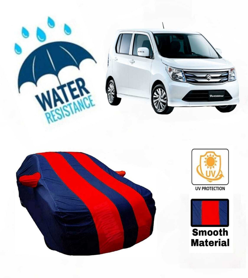 bykorrzon Car Cover For Maruti Suzuki Wagon R VXI With Mirror
