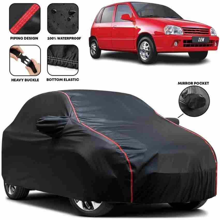 brandroofz Car Cover For Maruti Suzuki Zen Zen 0.8L Zen 1.0i Zen Edge Zen Lxi Zen VX Zen Vxi With Mirror Pockets Price in India Buy brandroofz Car Cover For Maruti