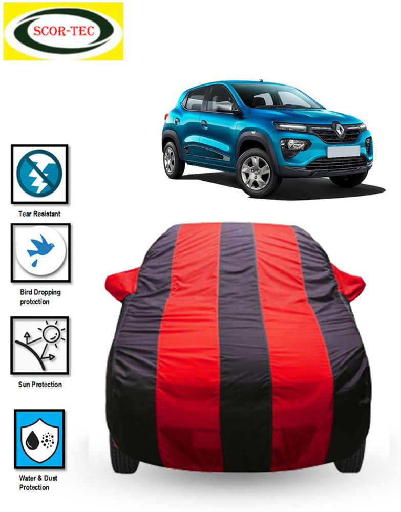 SCOR TEC Car Cover For Renault Kwid RXL With Mirror Pockets