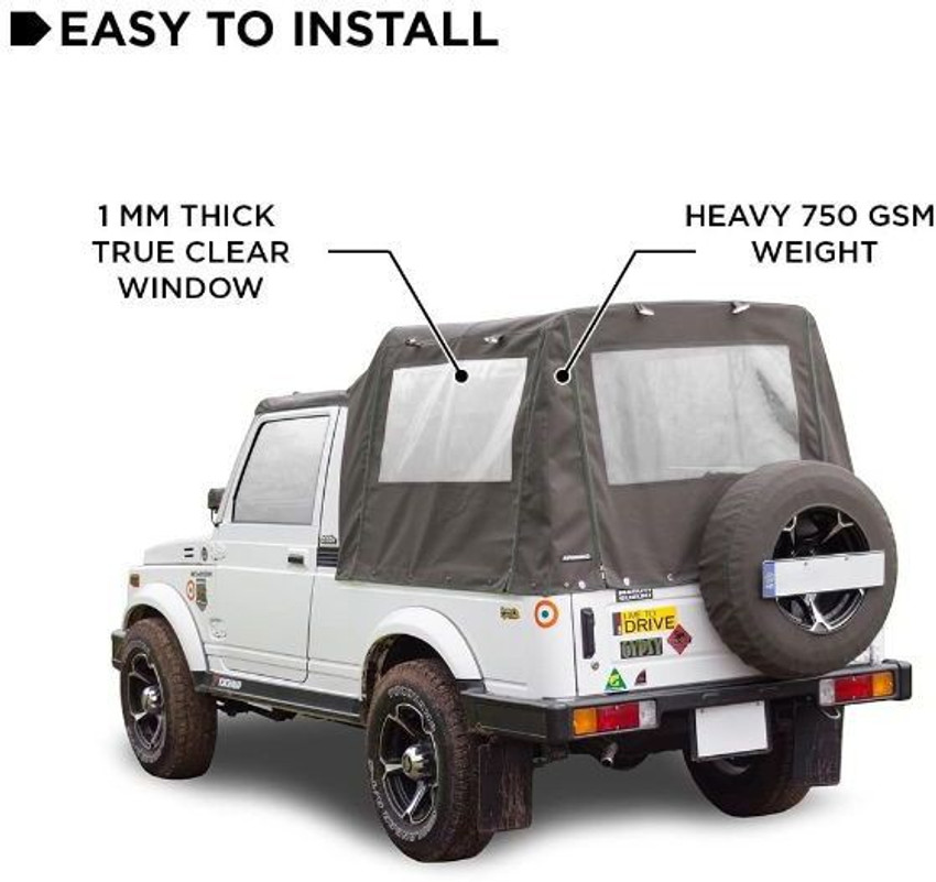 Maruti gypsy hood cover hotsell