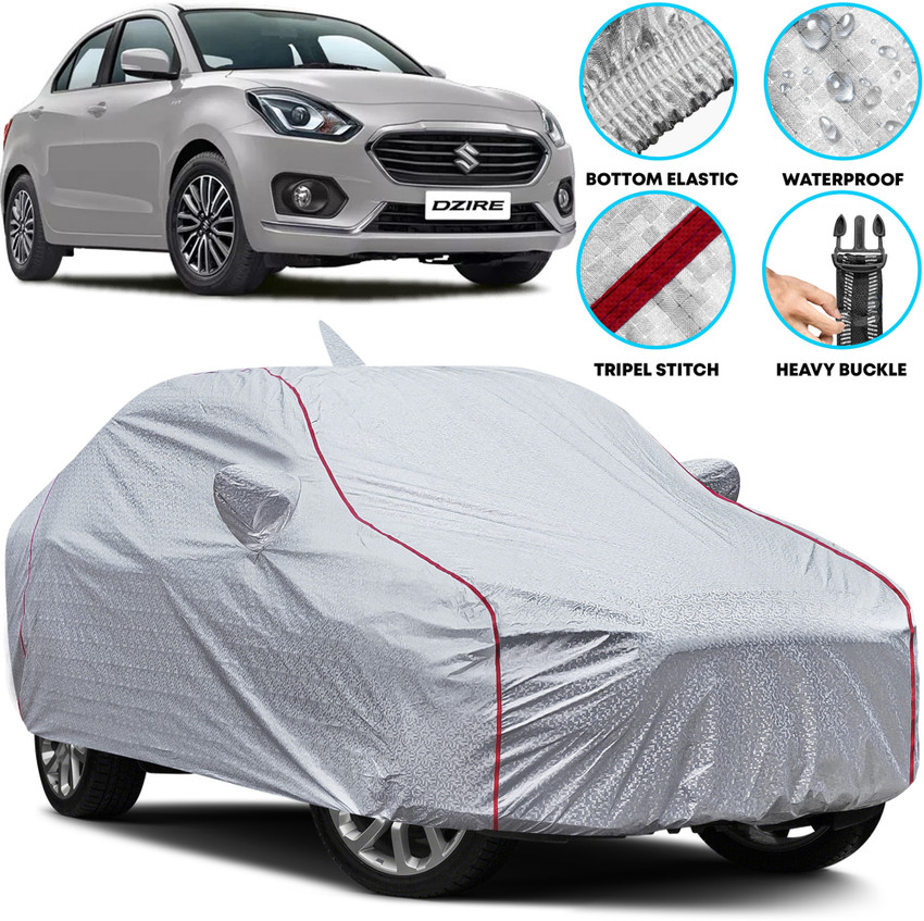 TAXZONE Car Cover For Maruti Maruti Suzuki Dzire Swift Dzire Swift Dzire LDI Swift Dzire ZXI Swift Dzire ZDI Swift Dzire VXI With Mirror Pockets Price in India Buy TAXZONE Car