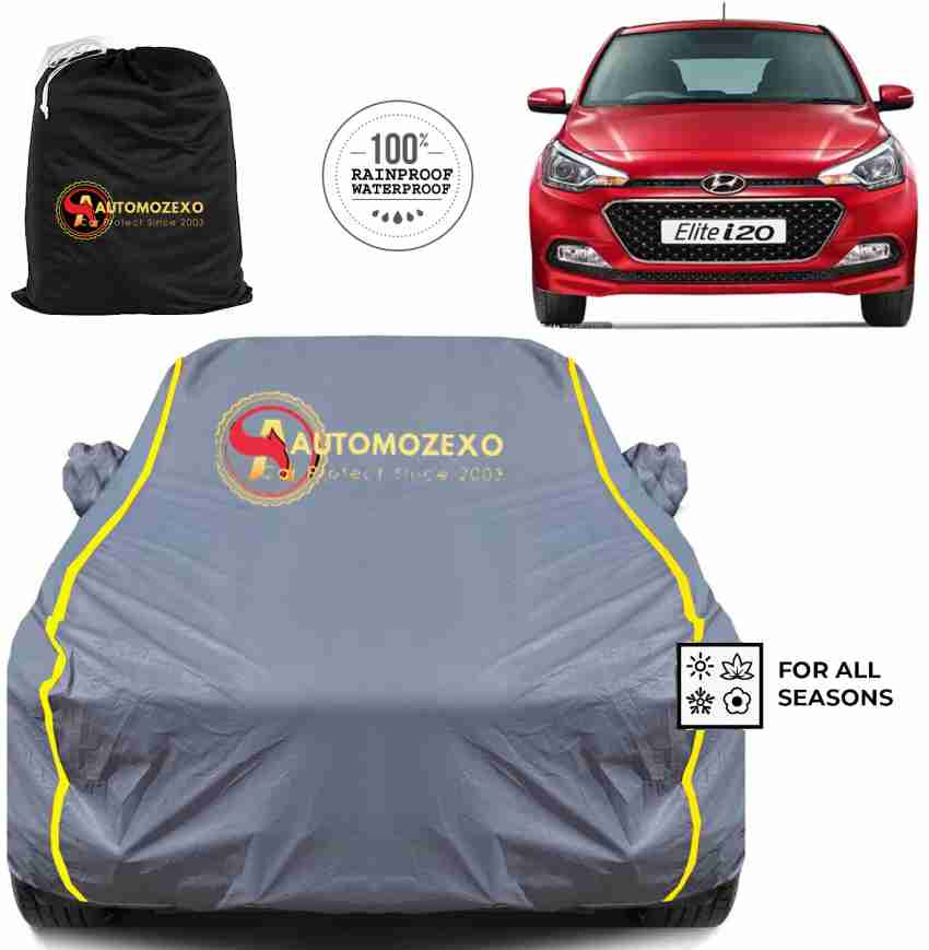 AUTOMOZEXO Car Cover For Hyundai Elite i20 (With Mirror Pockets