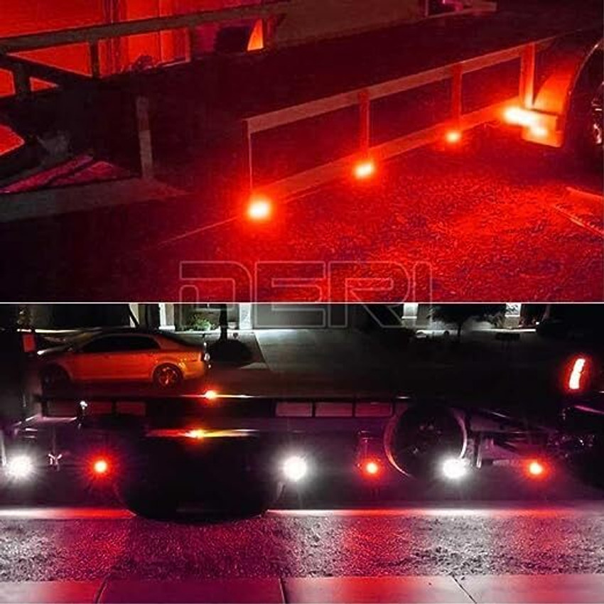Apsmotiv 6 Piece Side Marker Lights 7 SMD LED Outline Marker for