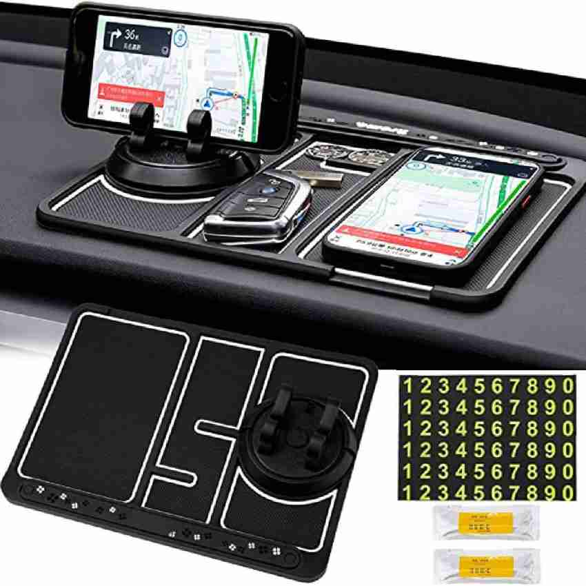 Car Gadget Anti Slip Mat Auto Interior Dashboard Phone Coin Gel Pads Fixed  Gel Double Sided Car Non-slip Mat Car Stickers Gadget