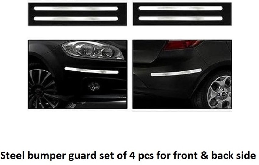 MotoshozX Stainless Steel, Silver Car Bumper Guard Price in India - Buy  MotoshozX Stainless Steel, Silver Car Bumper Guard online at