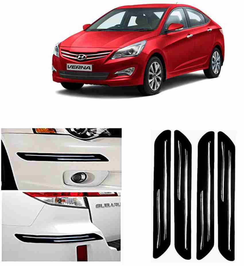 Genipap Stainless Steel Plastic Car Bumper Guard Price in India