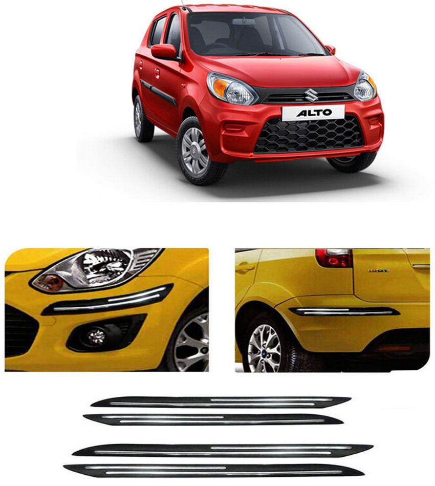 AutoTiger Stainless Steel Plastic Car Bumper Guard Price in India Buy AutoTiger Stainless Steel Plastic Car Bumper Guard online at Flipkart