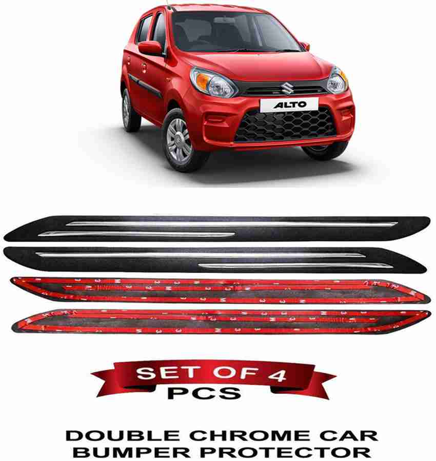 Ascension Stainless Steel Plastic Car Bumper Guard Price in India