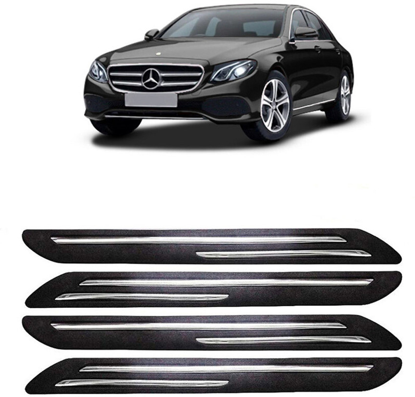 AutoTiger Stainless Steel Plastic Car Bumper Guard Price in India