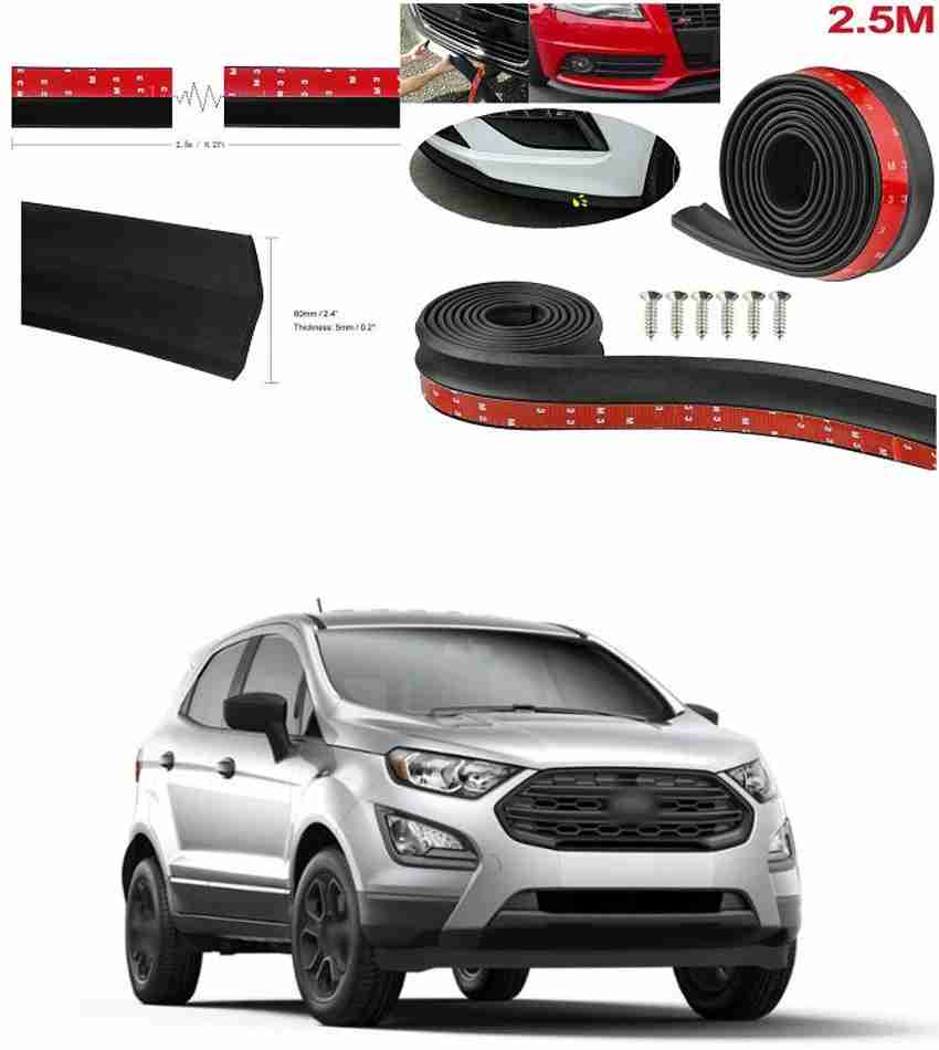 PROEDITION Universal Strip Splitter Spoiler Side Skirt Black for