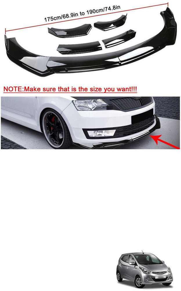 XZRTZ Car Front Bumper Spoiler Splitter Body Kit Side Skirt Front