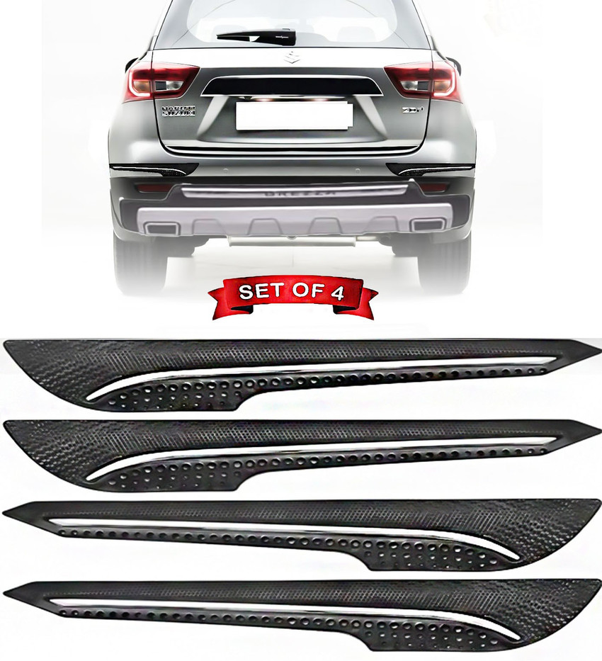CARZEX Microfibre Stainless Steel Plastic Car Bumper Guard Price