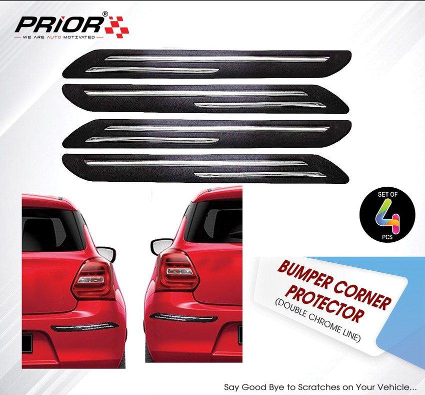 PRIOR AUTO ACCESSORIES Rubber Car Bumper Guard Price in India