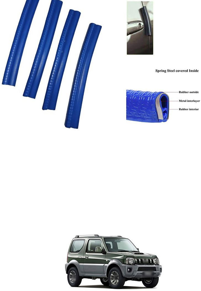 PROEDITION Car door handle cover set of 4 Blue X136 Maruti Car