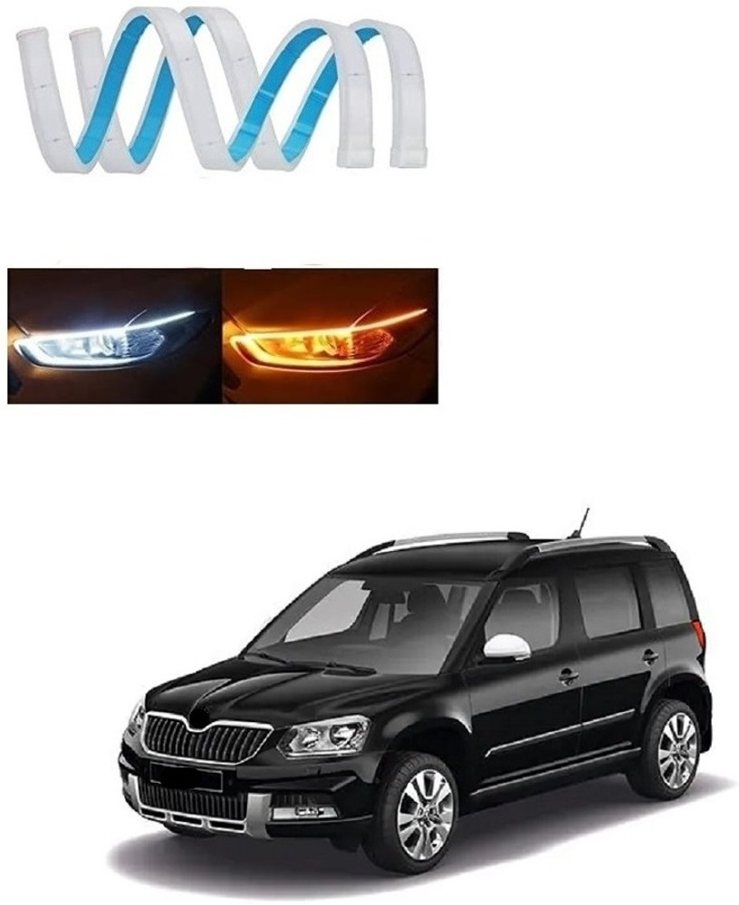 SPREADX Car Headlight Led Strip White DRL Daytime Light 12v For