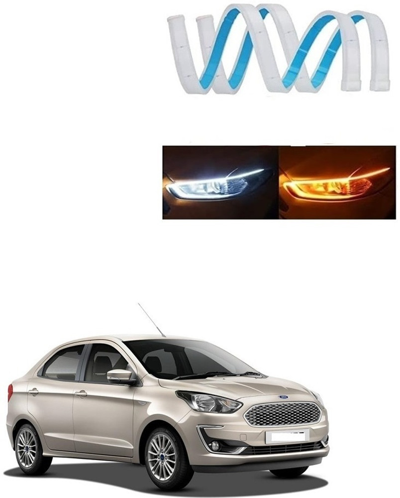 SPREADX Car Headlight Led Strip White DRL Daytime Light 12v For