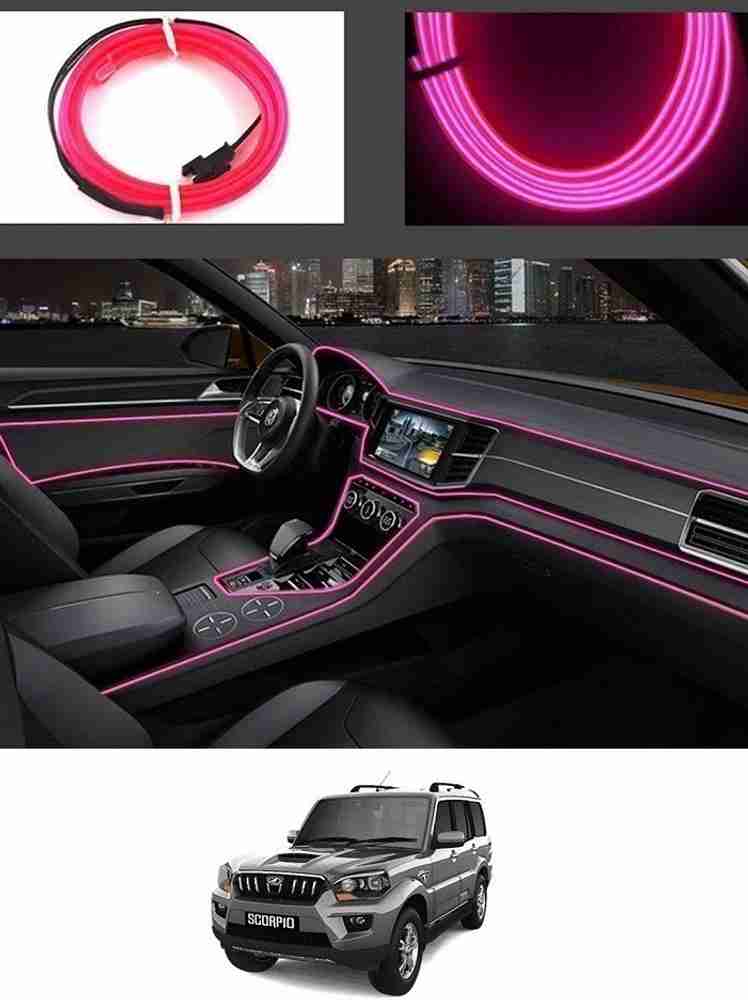 After cars EL Wire Interior Neon Light for Mahindra Scorpio Old