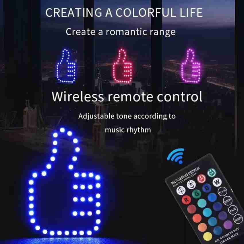carempire Car Finger Light with Remote Good Gesture Lamp Glow