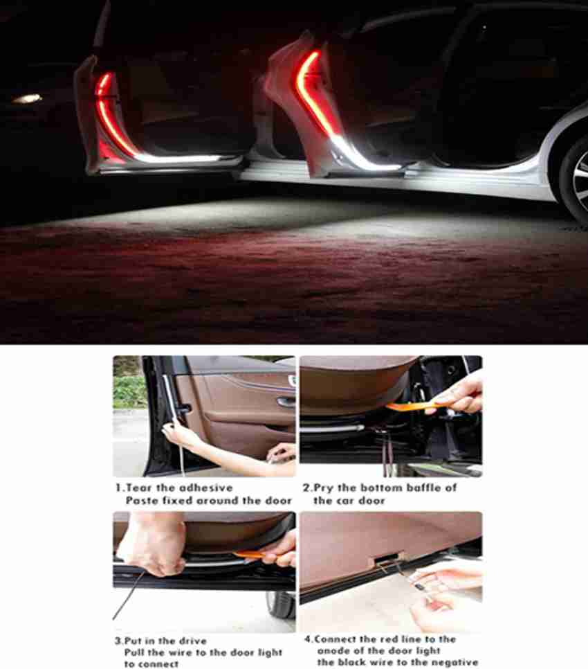 Car door led strip top
