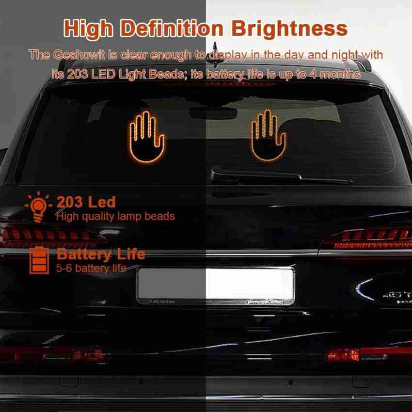 carempire Funny Car Finger Light with Remote Led Gesture Hand Light Warning  Reminder Light Car Fancy Lights Price in India - Buy carempire Funny Car  Finger Light with Remote Led Gesture Hand